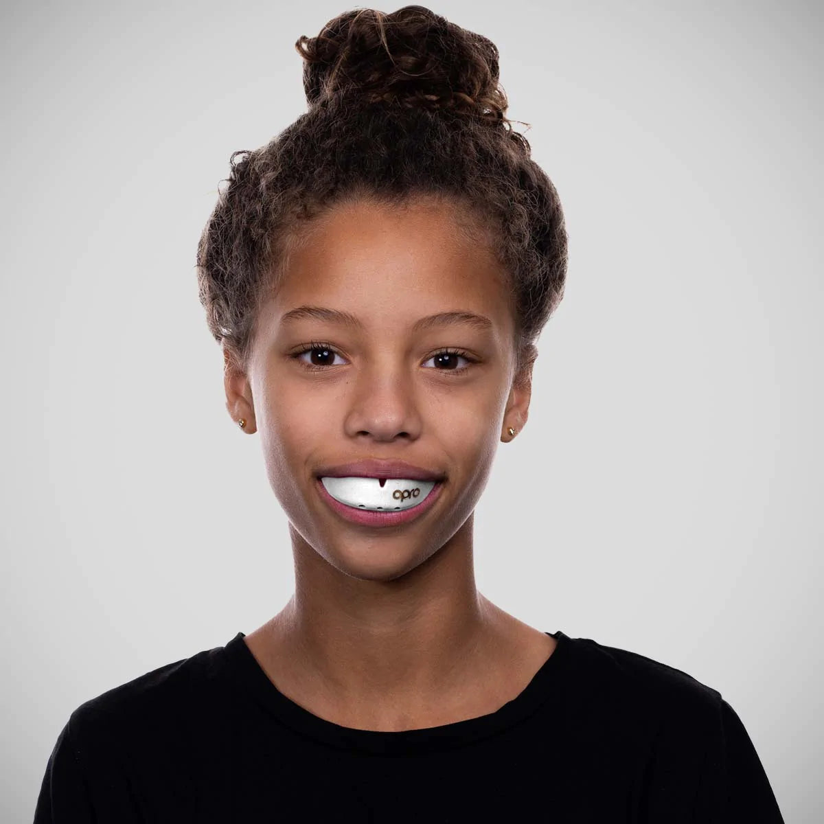 White/Gold Opro Gold Braces Self-Fit Mouth Guard