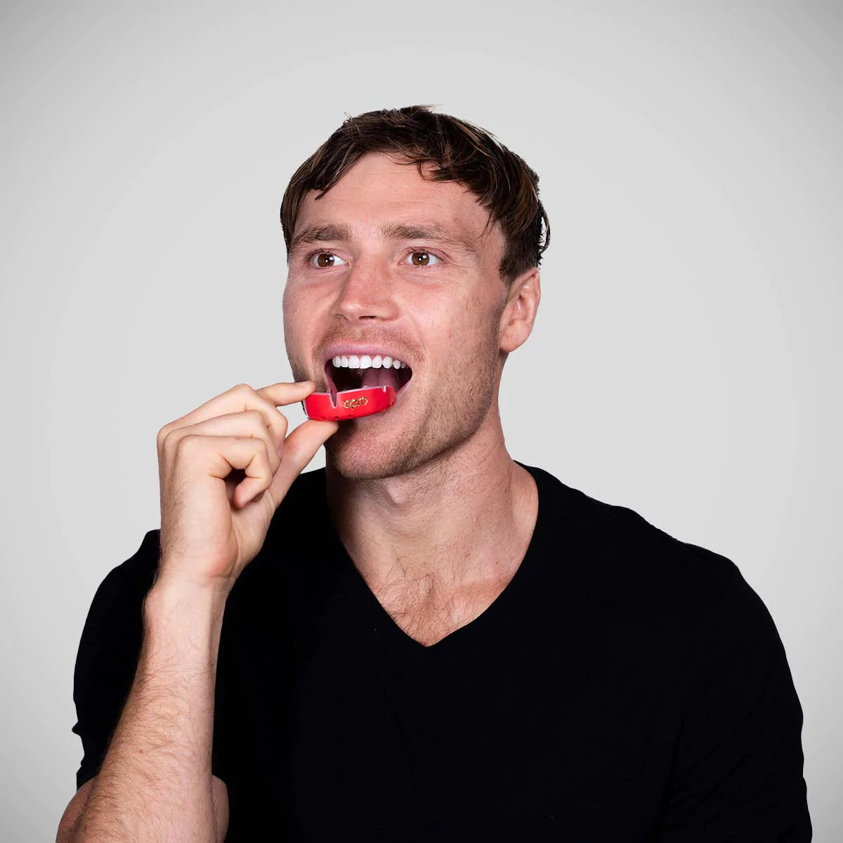 Red/Pearl Opro Gold Self-Fit Mouth Guard