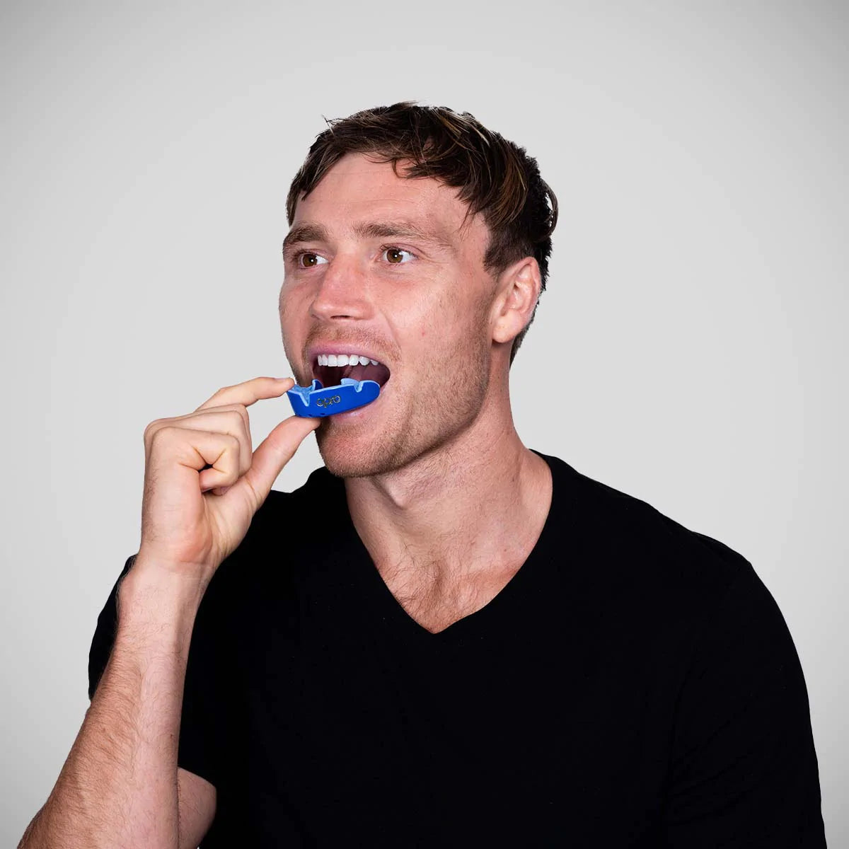 Dark Blue/Blue Opro Silver Self-Fit Mouth Guard