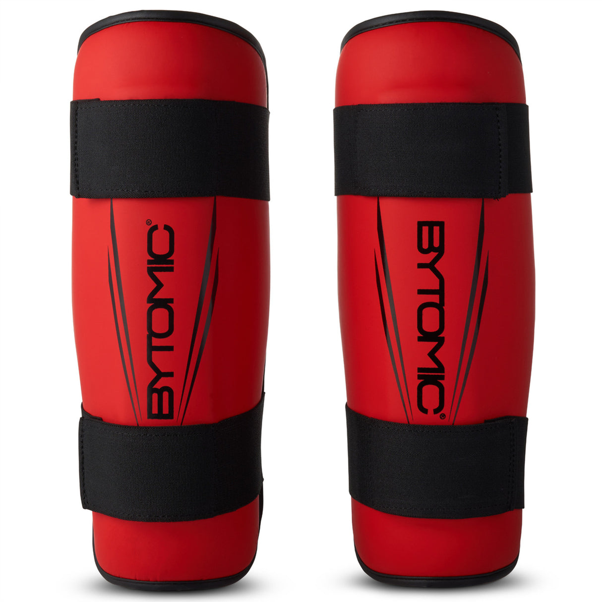 Red/Black Bytomic Axis V2 Shin Guards