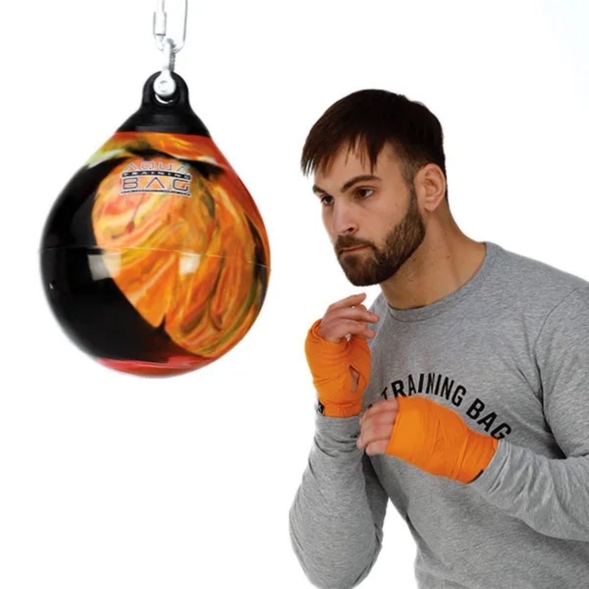 Orange Aqua 12" 35lb Headhunter Training Bag