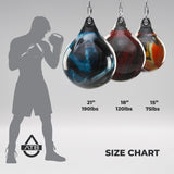 Black Aqua 18" 120lb Punching Bag