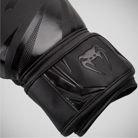 Black/Black Venum Challenger 3.0 Boxing Gloves