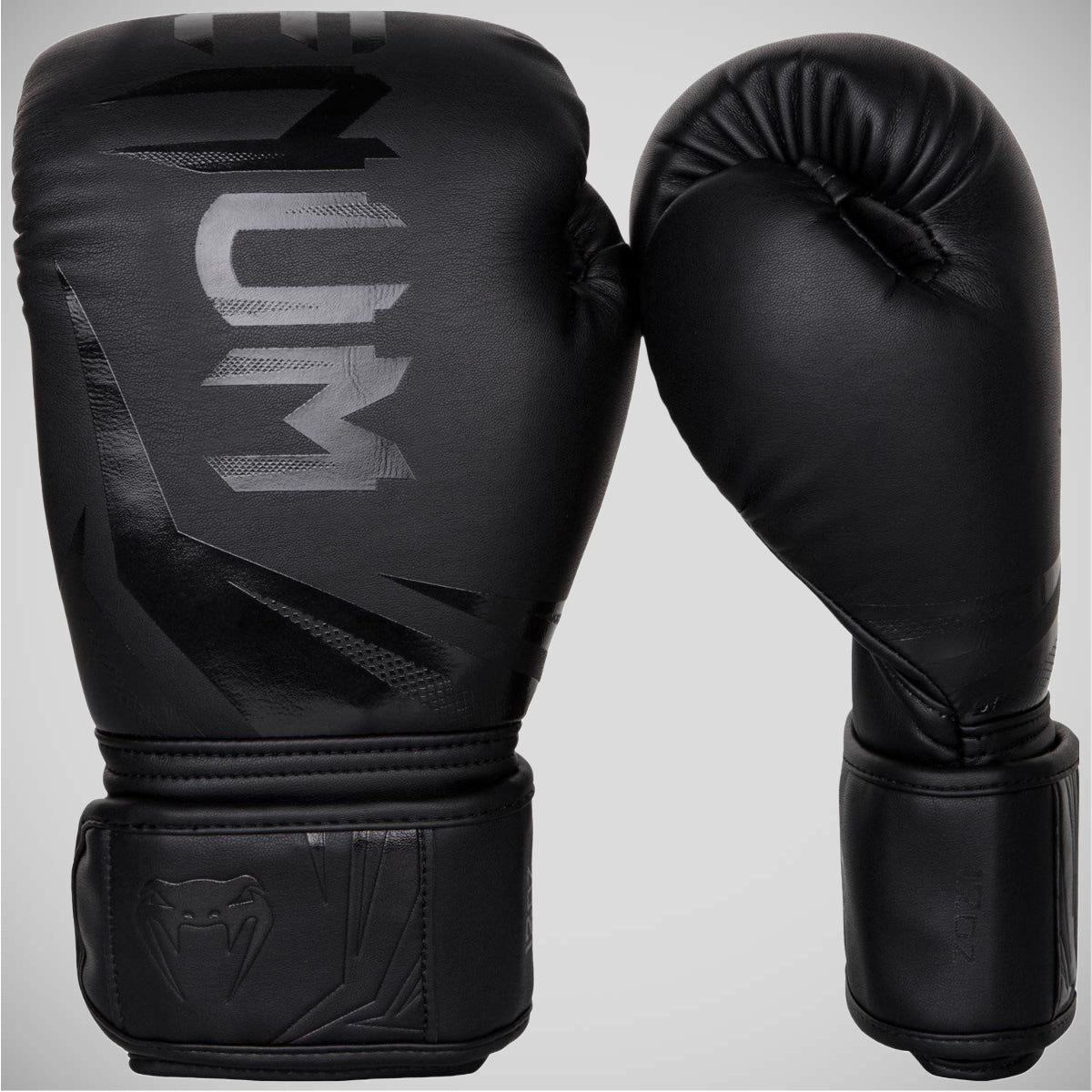 Black/Black Venum Challenger 3.0 Boxing Gloves