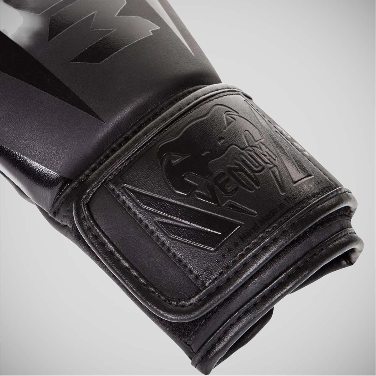 Black/Black Venum Elite Boxing Gloves