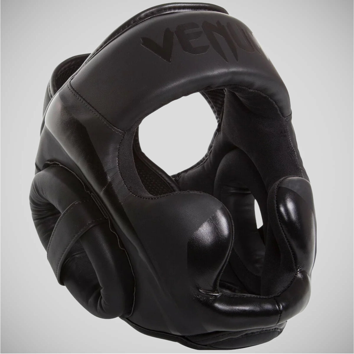 Black/Black Venum Elite Head Guard