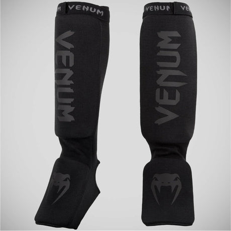 Venum Kontact Shin Instep Guards Black/Black