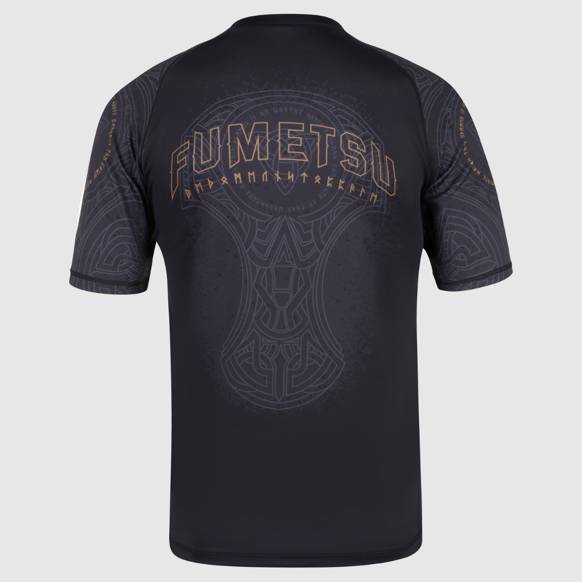 Black/Bronze Fumetsu Mjolnir Short Sleeve Rash Guard