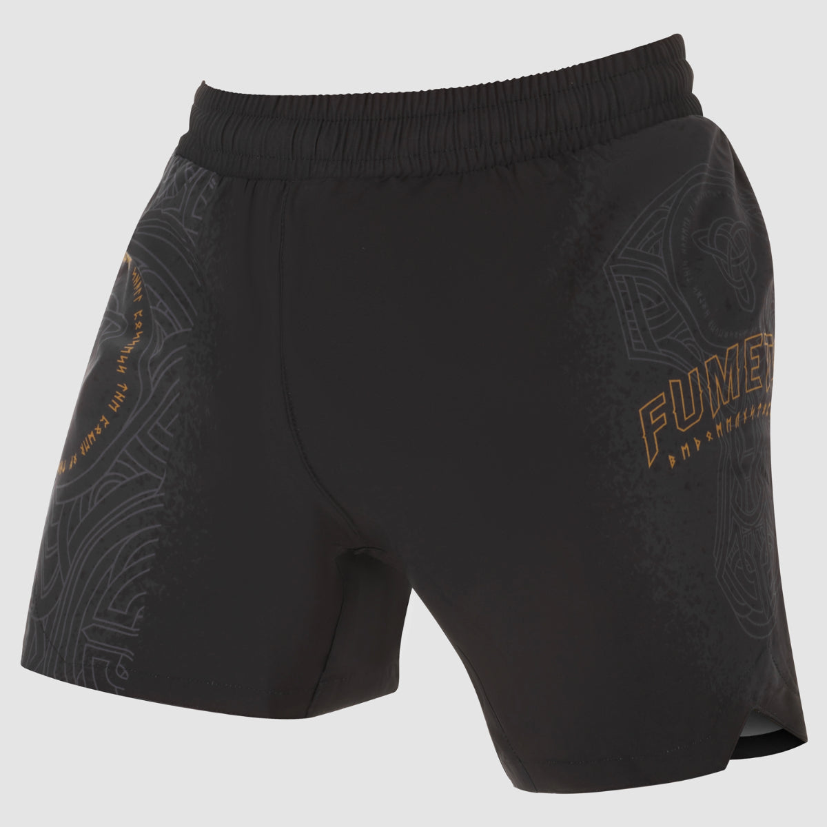 Black/Bronze Fumetsu Mjolnir V-Lite Fight Shorts