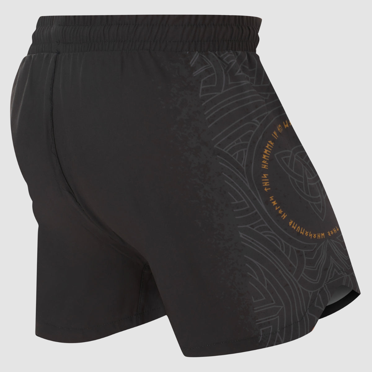 Black/Bronze Fumetsu Mjolnir V-Lite Fight Shorts