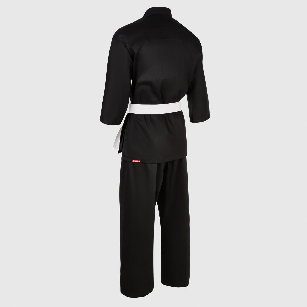 Black Bytomic Red Label 7oz Cotton Adult Karate Uniform