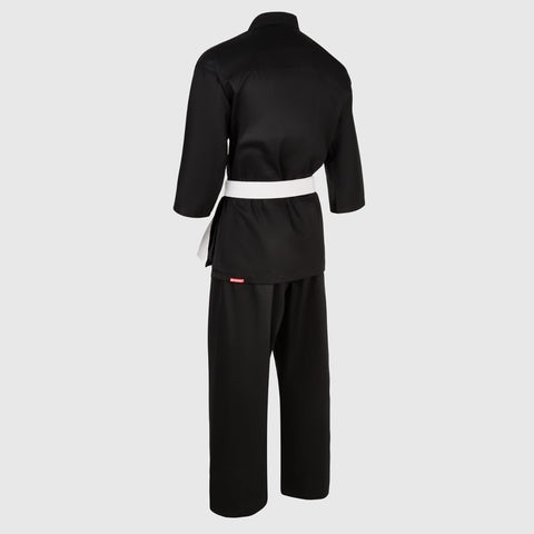 Black Bytomic Red Label 7oz Cotton Kids Karate Uniform