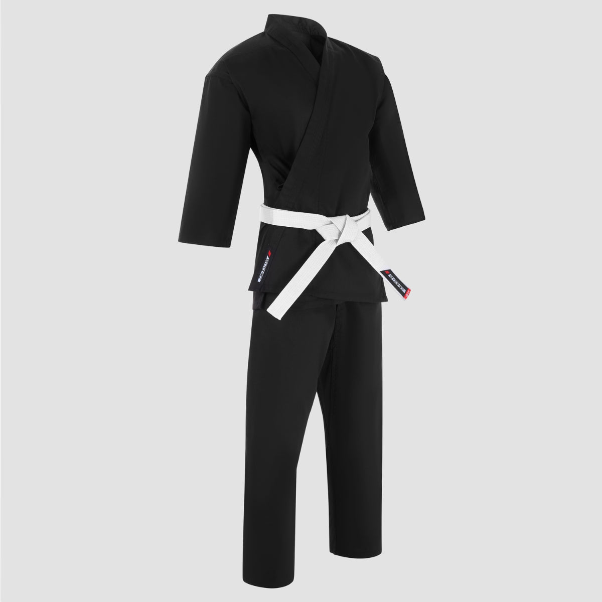 Black Bytomic Red Label 7oz Lightweight Adult Karate Uniform