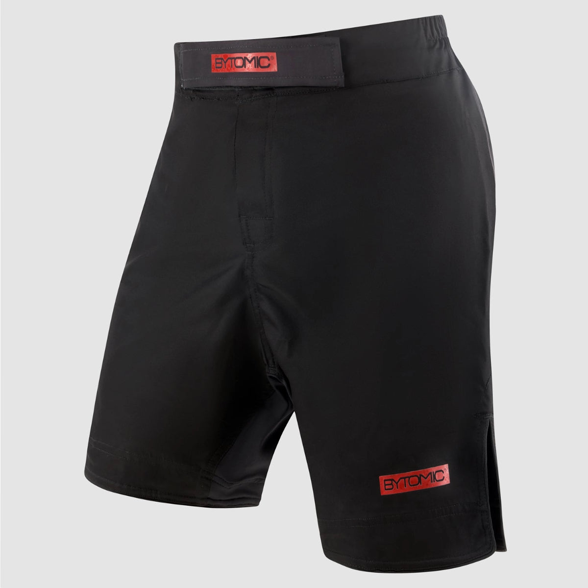 Black Bytomic Red Label Fight Shorts