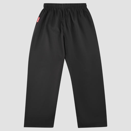 Black Bytomic Red Label Kids Martial Arts Trousers