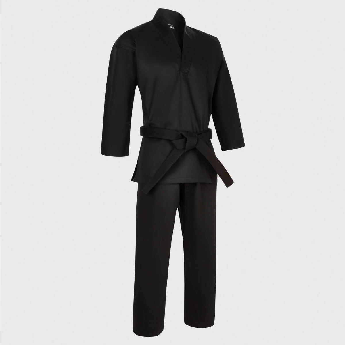 Black Bytomic Red Label V-Neck Kids Martial Arts Uniform