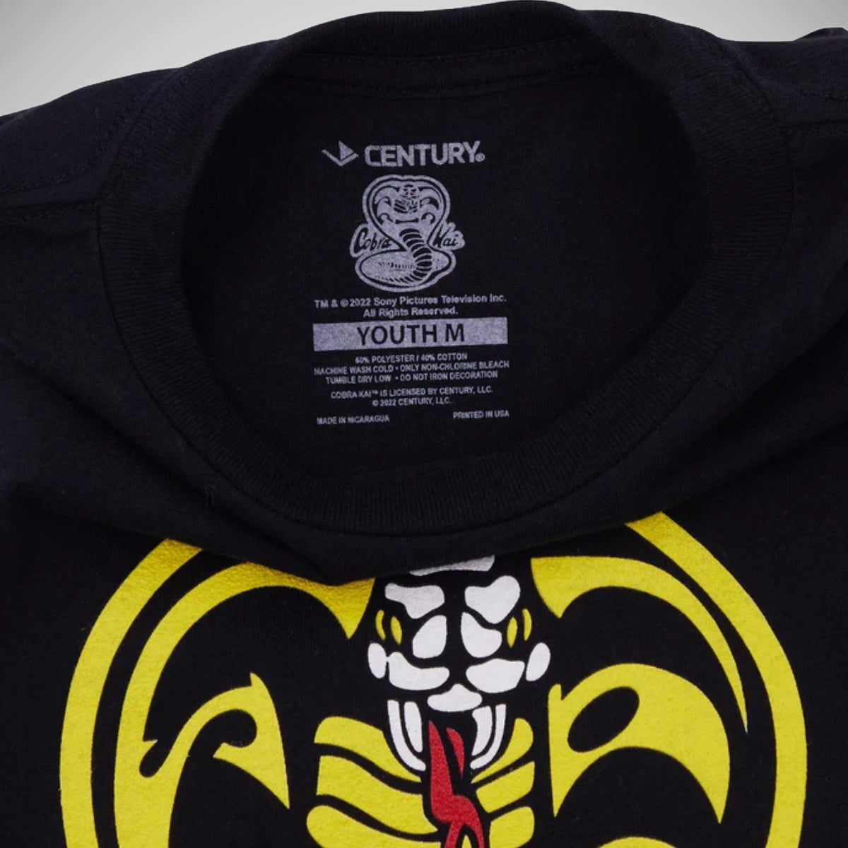 Black Century Cobra Kai T Shirt