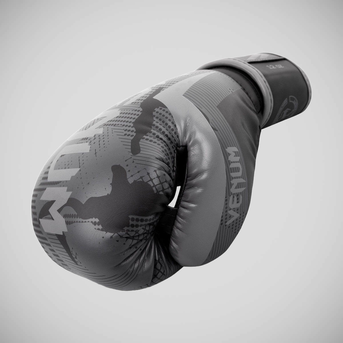 Black/Dark Camo Venum Elite Boxing Gloves