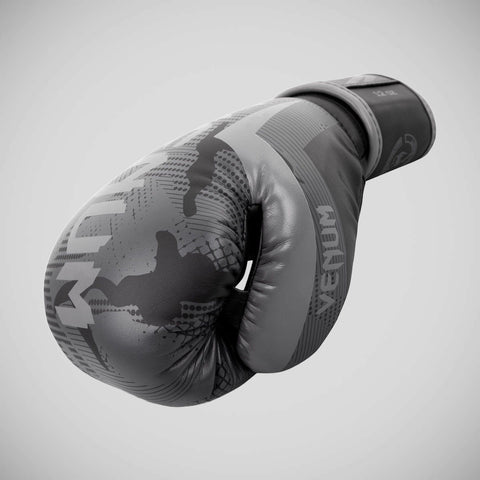 Black/Dark Camo Venum Elite Boxing Gloves