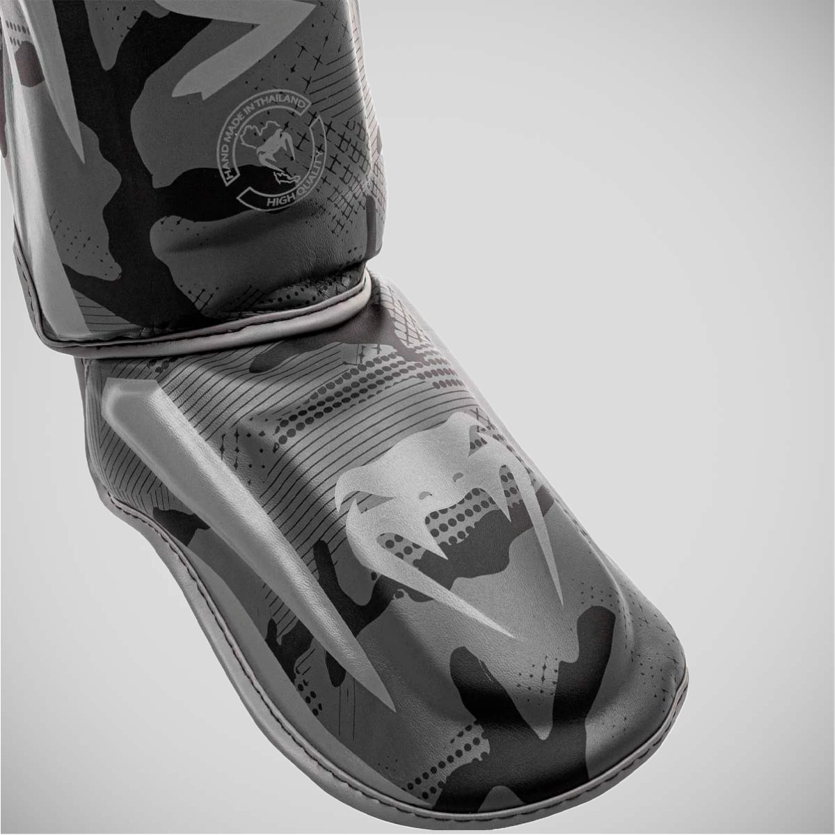 Black/Dark Camo Venum Elite Shin Guards