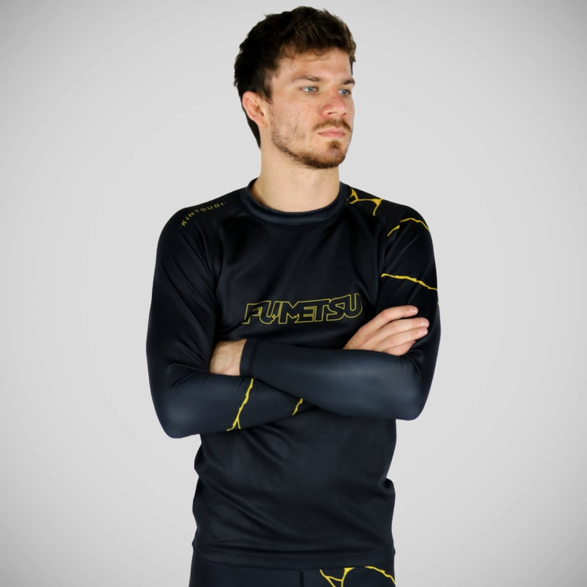 Black Fumetsu Kintsugi Long Sleeve Rash Guard