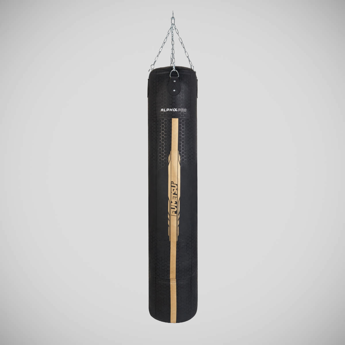 Black/Gold Fumetsu Alpha Pro 6ft Punch Bag