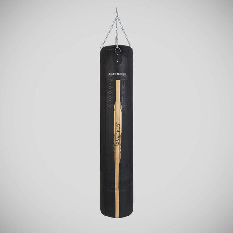 Black/Gold Fumetsu Alpha Pro 6ft Punch Bag