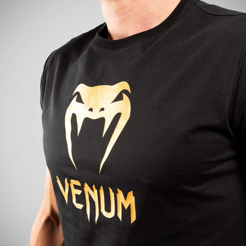 Black/Gold Venum Classic T-Shirt