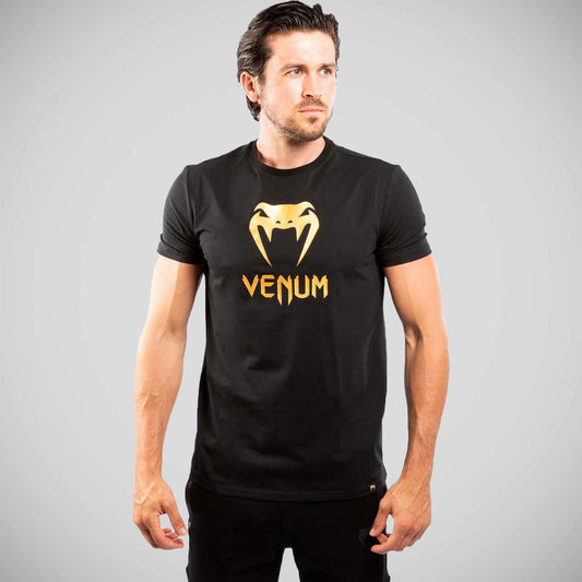 Black/Gold Venum Classic T-Shirt