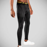 Black/Gold Venum G-Fit Spats