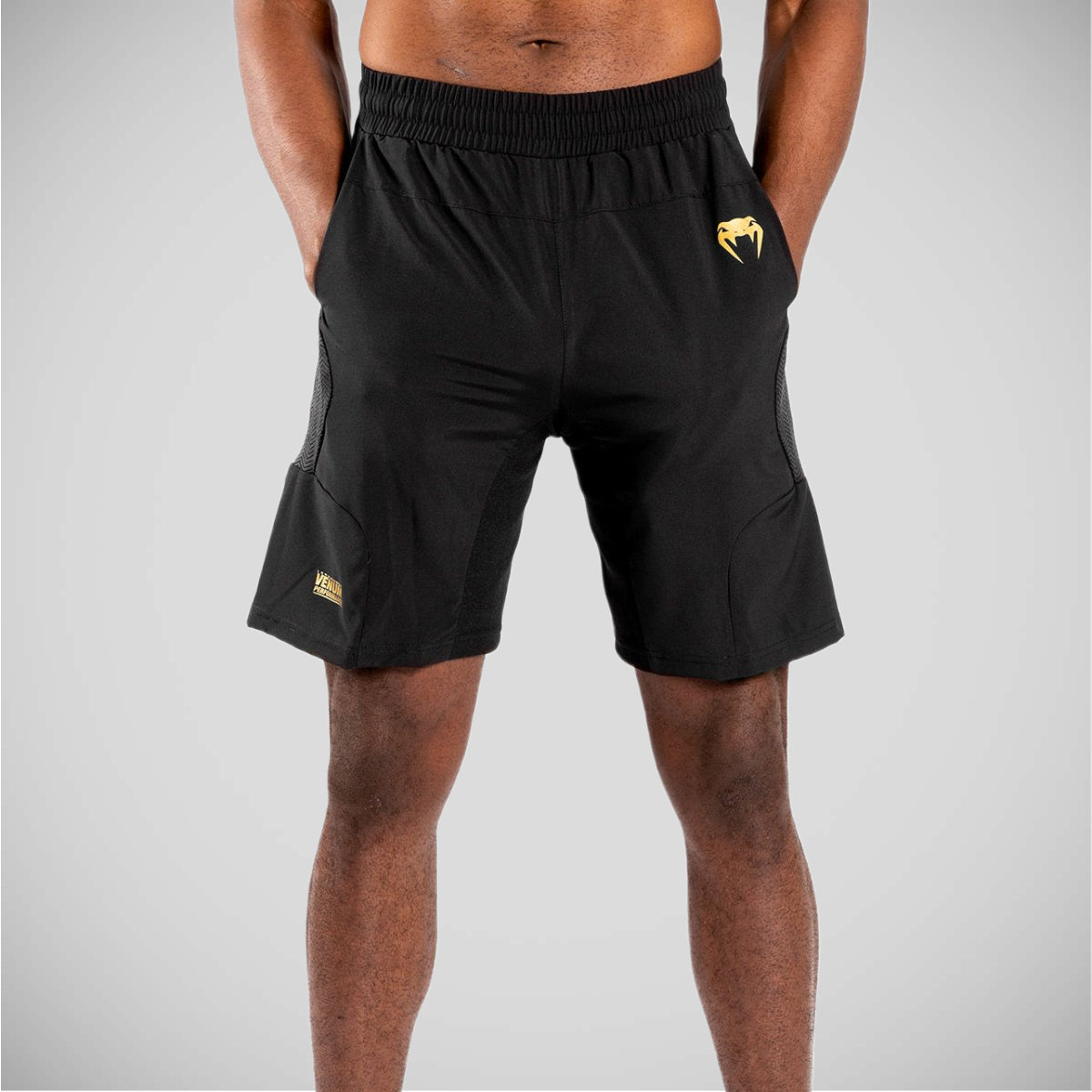 Black/Gold Venum G-Fit Training Shorts