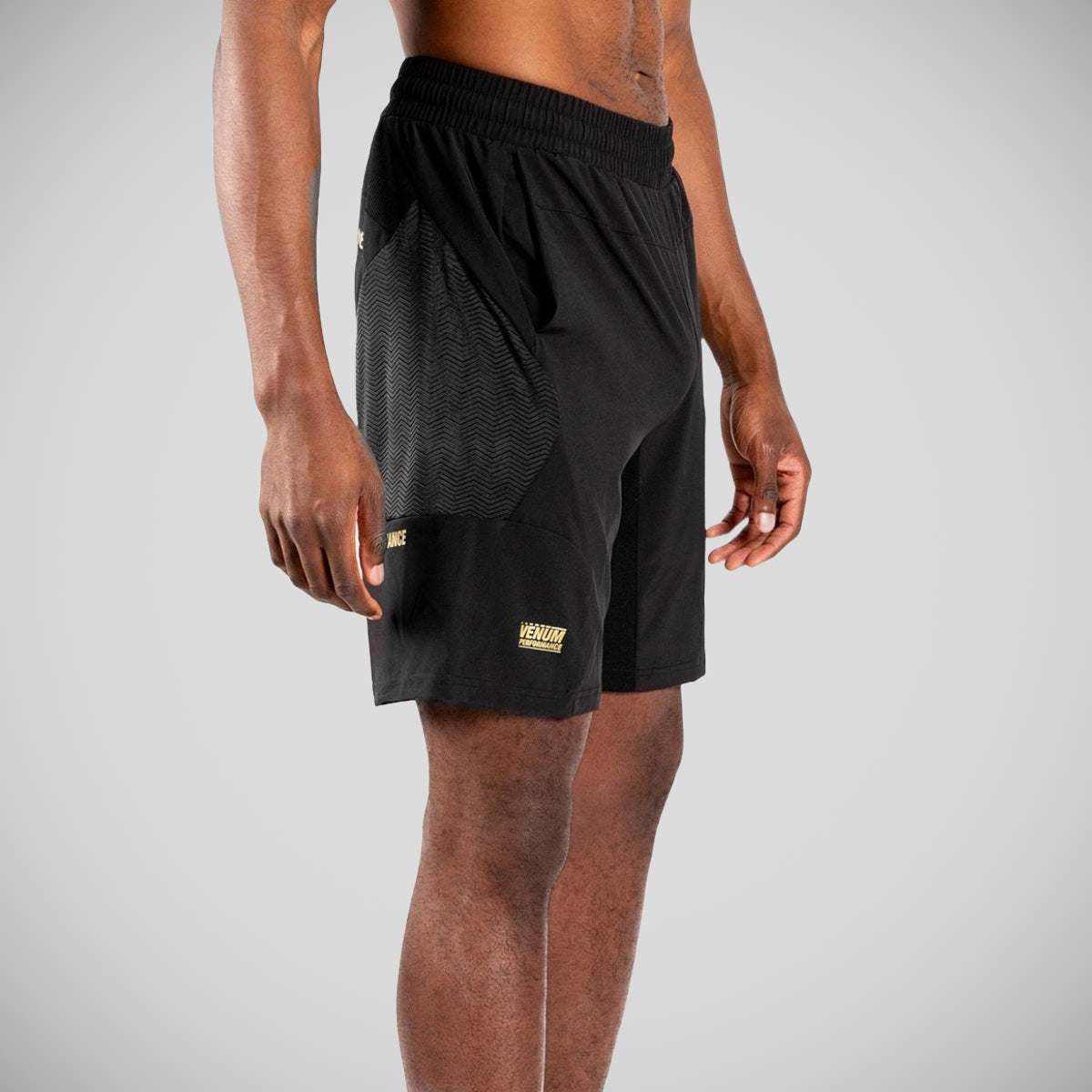 Black/Gold Venum G-Fit Training Shorts