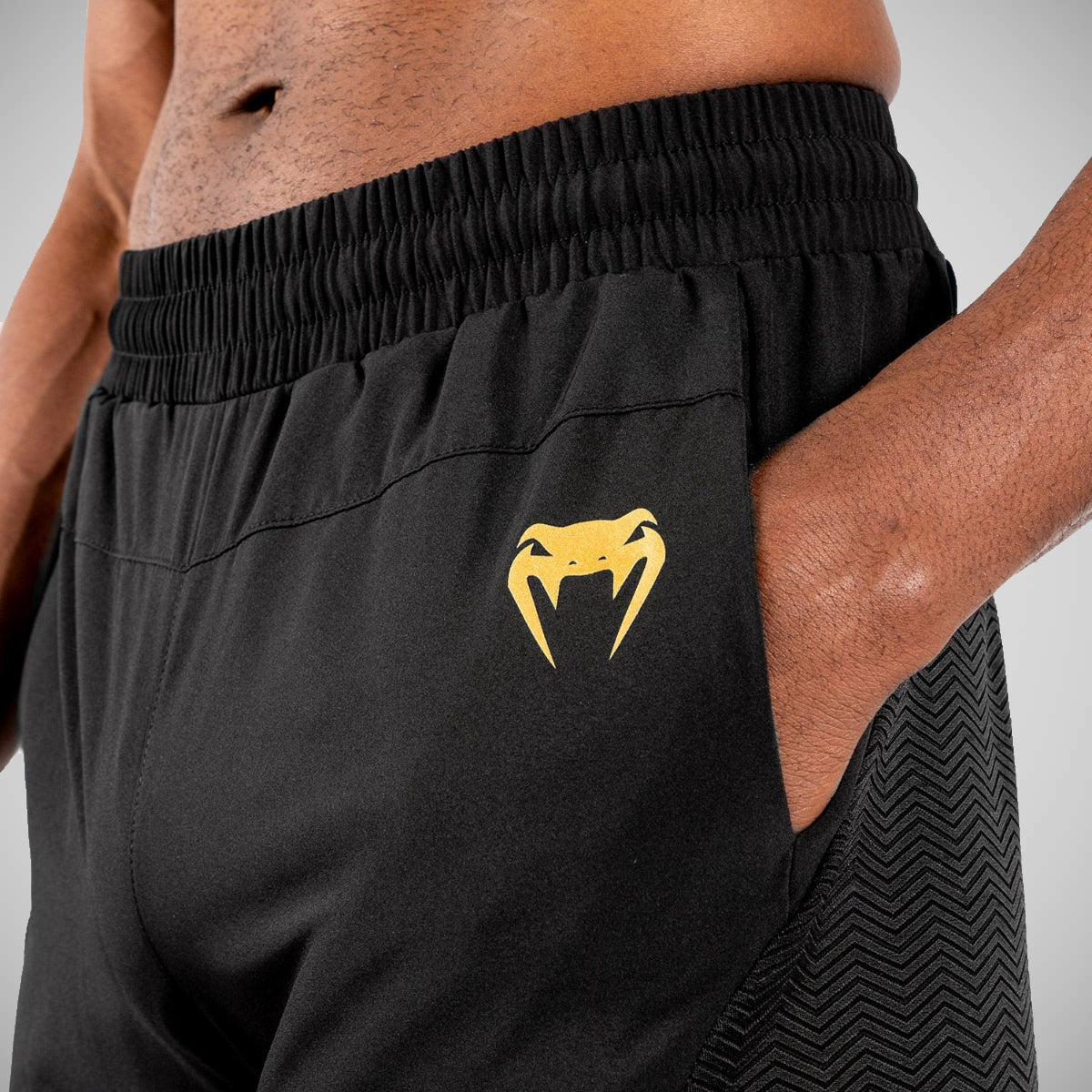 Black/Gold Venum G-Fit Training Shorts