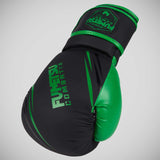 Black/Green Fumetsu Shield Kids Boxing Gloves