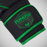 Black/Green Fumetsu Shield Kids Boxing Gloves