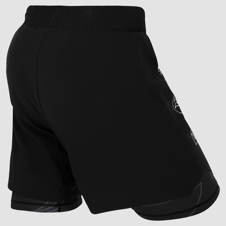 Black Fumetsu Icon Womens Dual Layer Fight Shorts