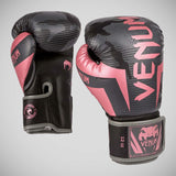 Black/Pink Venum Elite Boxing Gloves