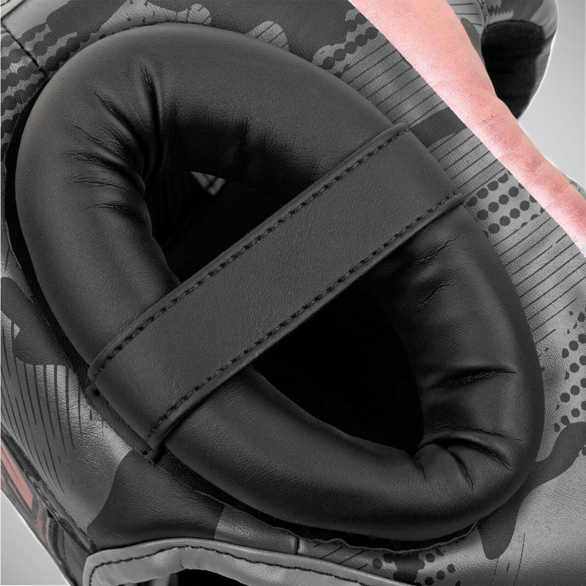 Black/Pink Venum Elite Head Guard