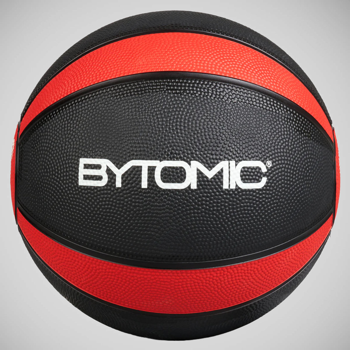 Black/Red Bytomic 8kg Rubber Medicine Ball