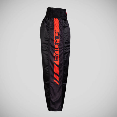 Black/Red Bytomic Red Label Mesh Kickboxing Pants