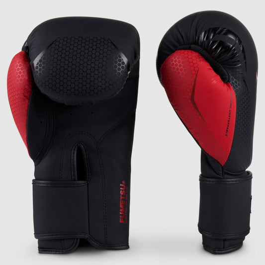 Black/Red Fumetsu Ghost MK2 Boxing Gloves