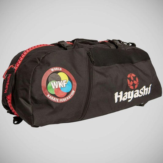 Black/Red Hayashi WKF Sportsbag-Backpack