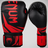 Black/Red Venum Challenger 3.0 Boxing Gloves