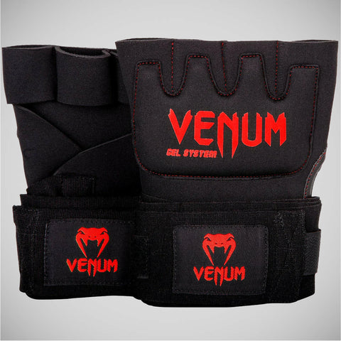 Black/Red Venum Kontact Gel Wrap Gloves