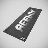 Black Reebok 4mm Logo Yoga Mat