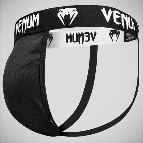 Black/Silver Venum Competitor Mens Groin Guard