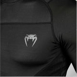 Black Venum G-Fit Short Sleeved Rash Guard