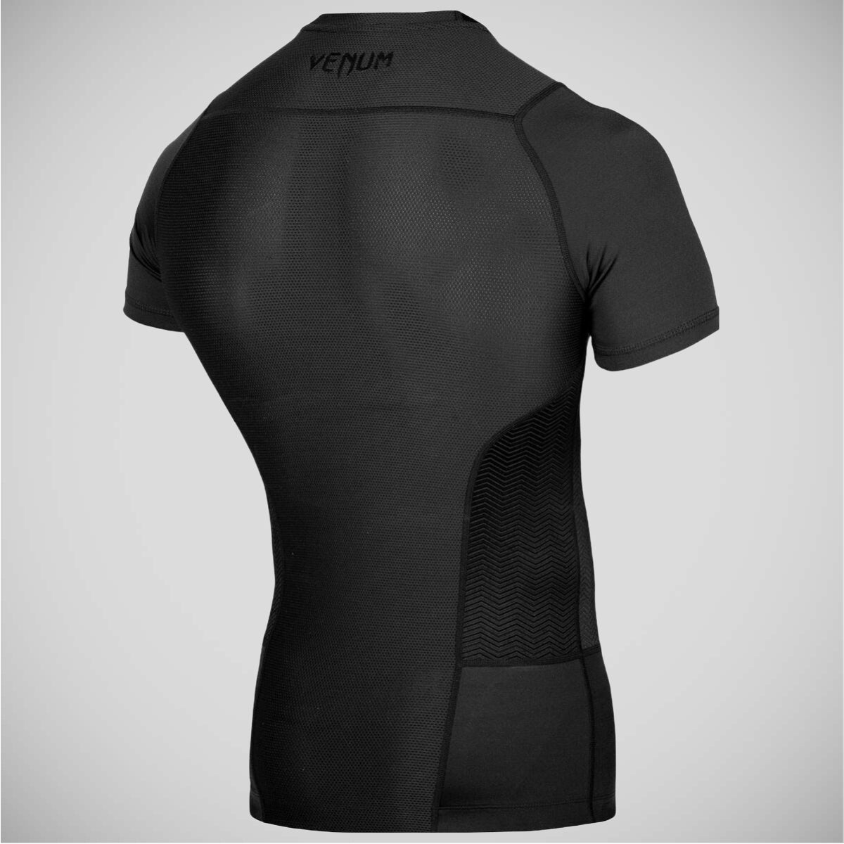 Black Venum G-Fit Short Sleeved Rash Guard