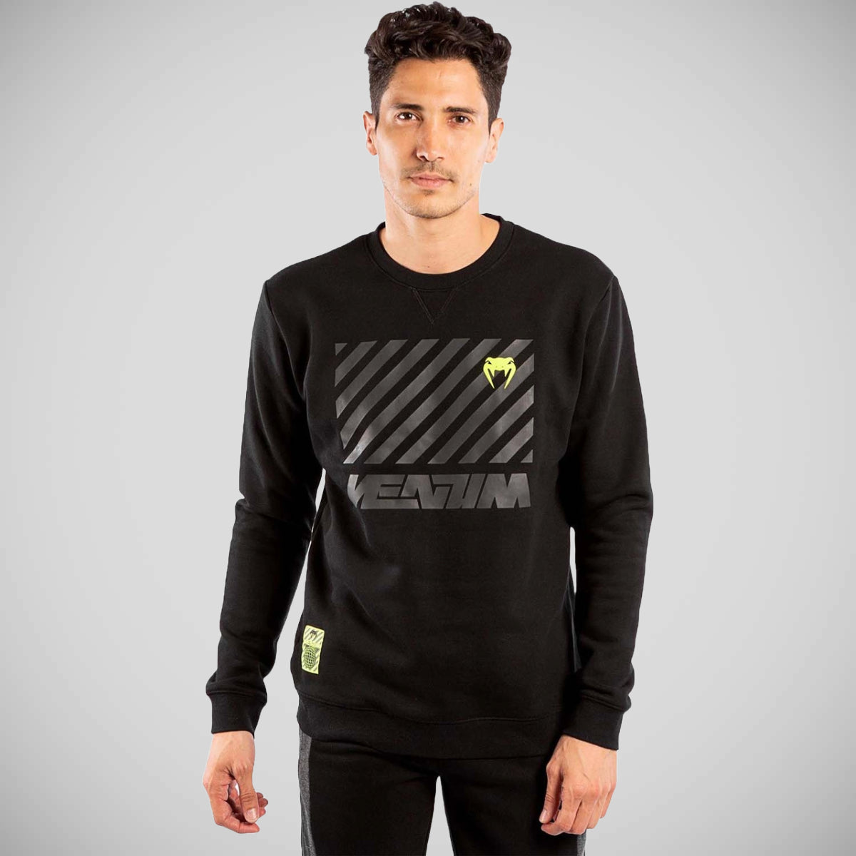 Black Venum Stripes Sweatshirt