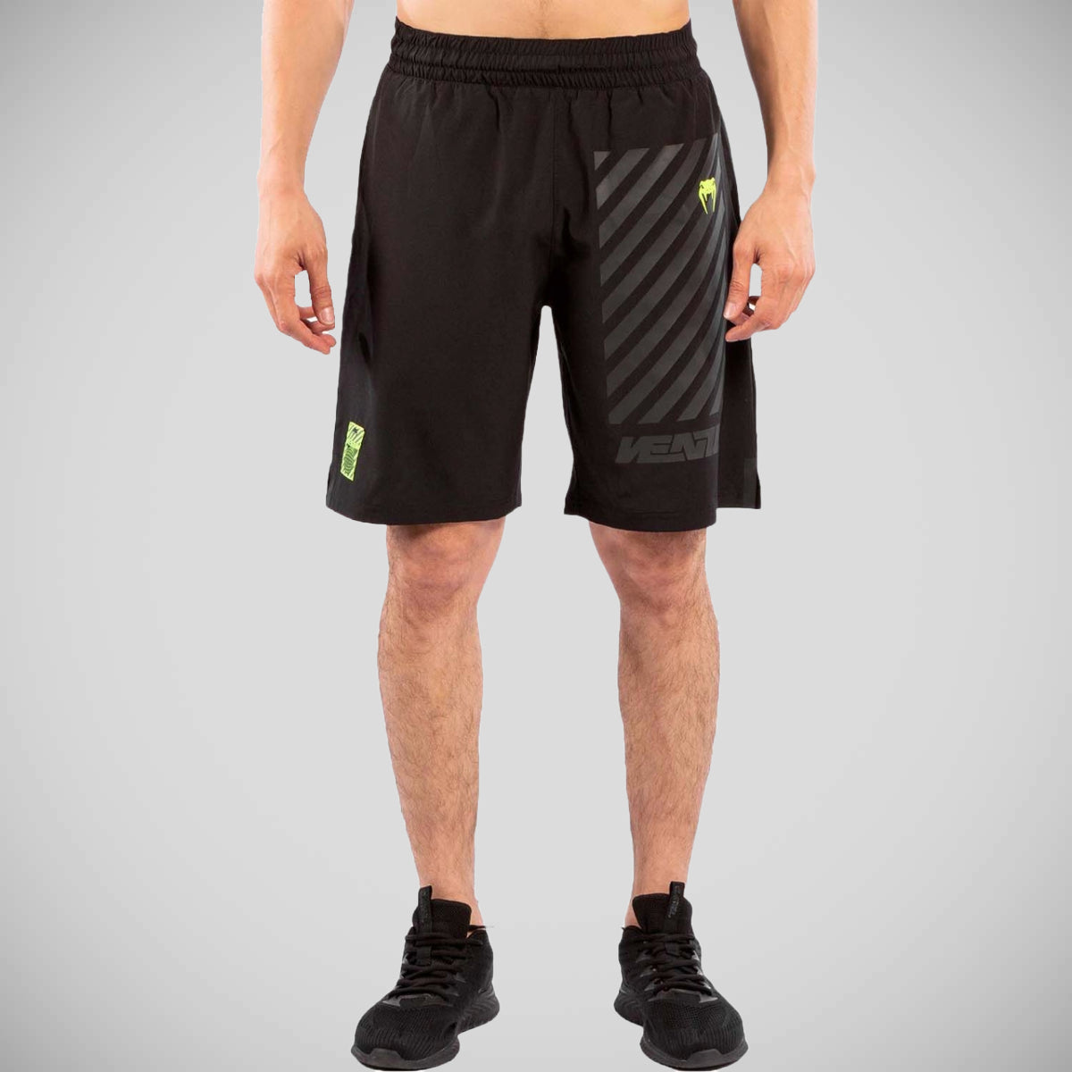 Black Venum Stripes Training Shorts